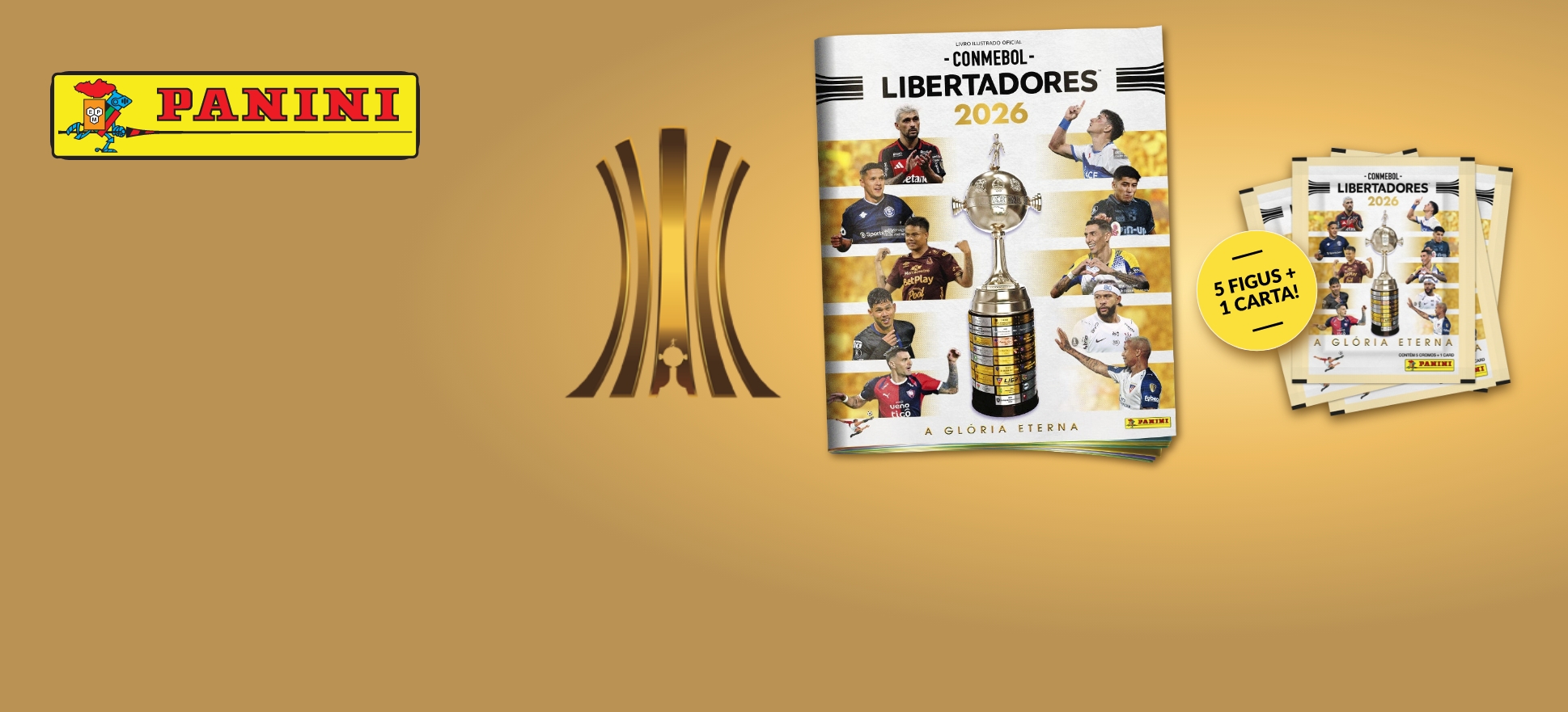 Figuritas Conmebol Libertadores 2026 Panini