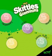 Skitlles Gummies Sour (Acidos) 164 grs