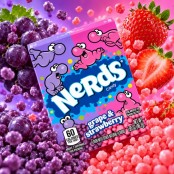 Nerds 47.6 grs Uva y Frutilla Pastillas x 8