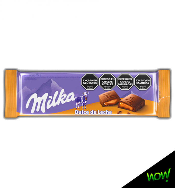 Chocolate Milka 135gr Dulce de Leche
