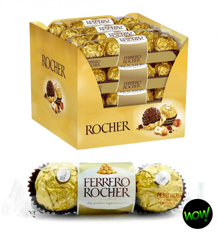 Ferrero Rocher Chocolate Display de 48 bombones