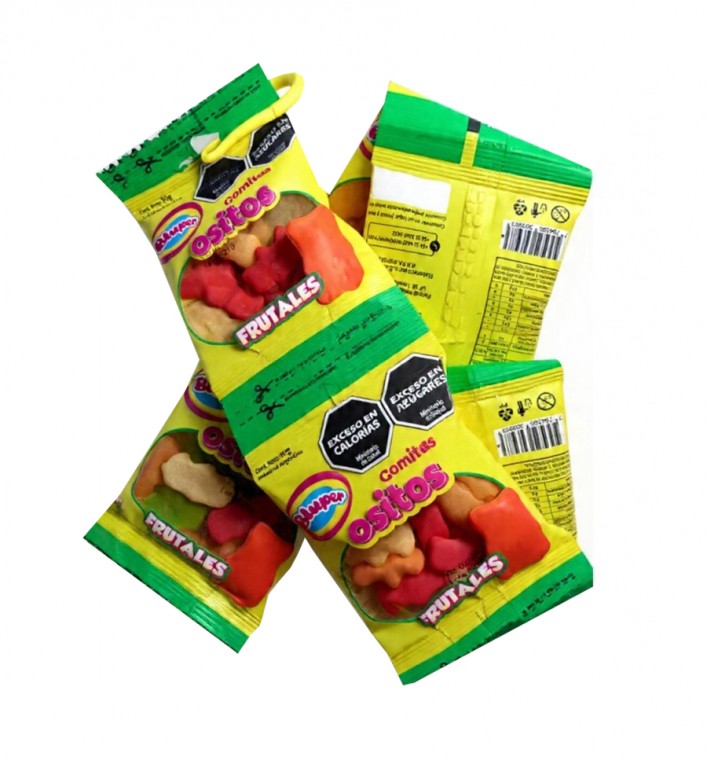 Tira gomitas ositos Frutales 30gr