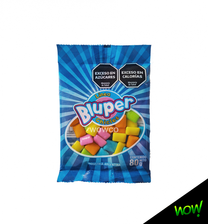 Chicles Bluper 80g Cuadrito