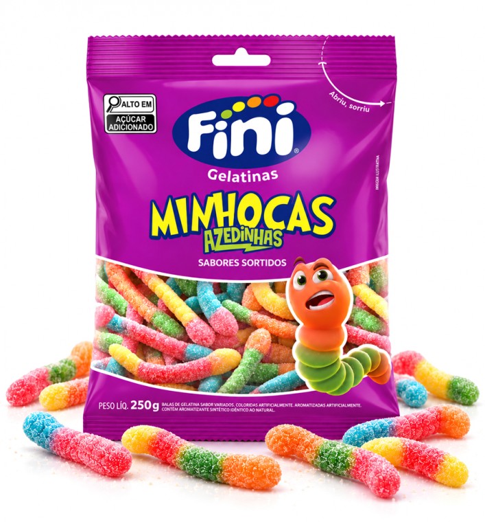 Gomitas Fini Gusanos Acidos 250gr