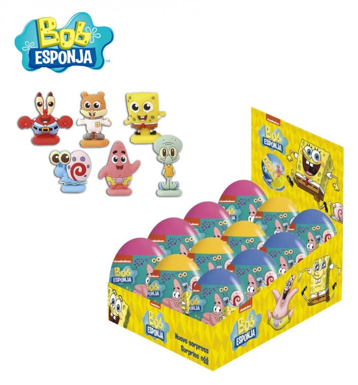 Huevos Sorpresa Coleccionables Brickell Bob Esponja