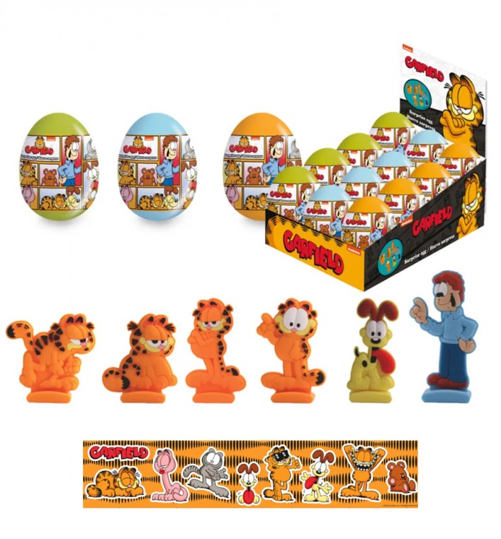 Huevos Sorpresa Coleccionables Brickell Garfield