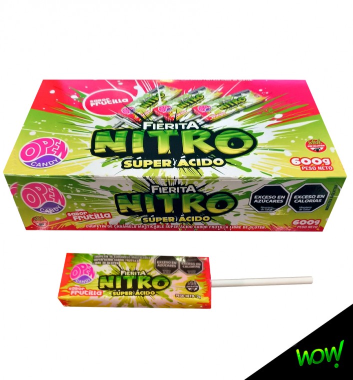 Chupetin Masticable Fierita Nitro Super Acido