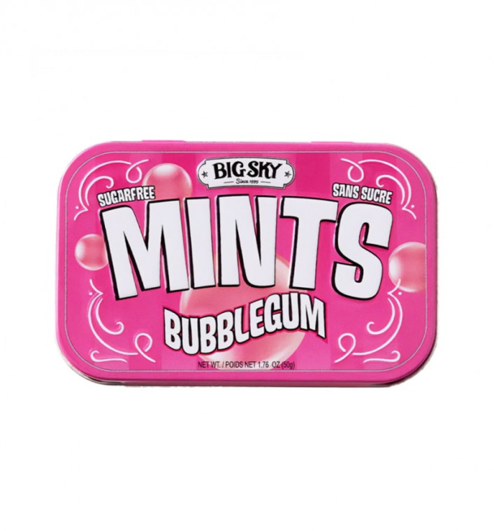 Pastillas Big Sky MINTS Bubblegum (Sugar Free)