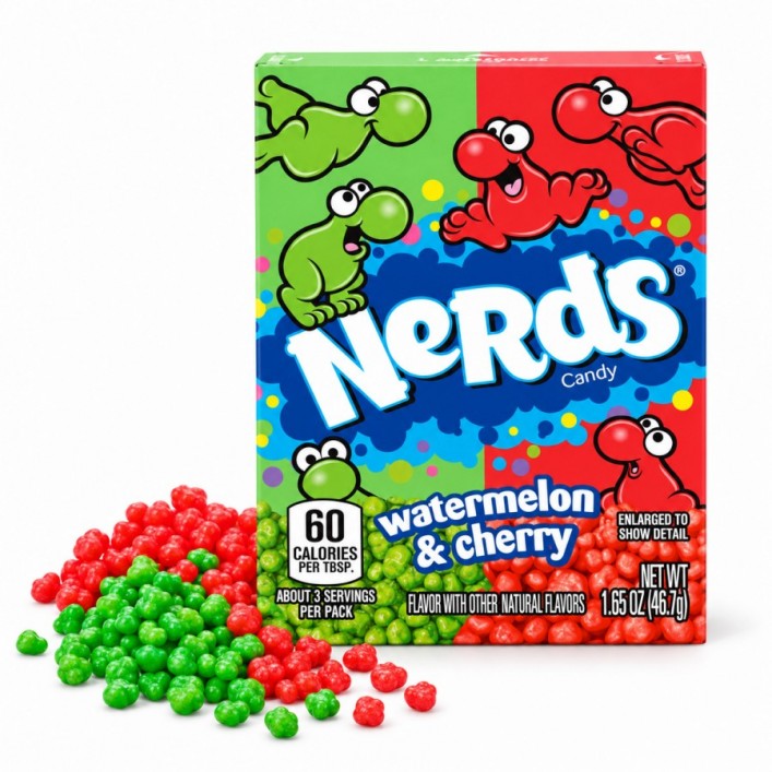 Nerds 47.6 grs Sandia y Cereza Pastillas x 8
