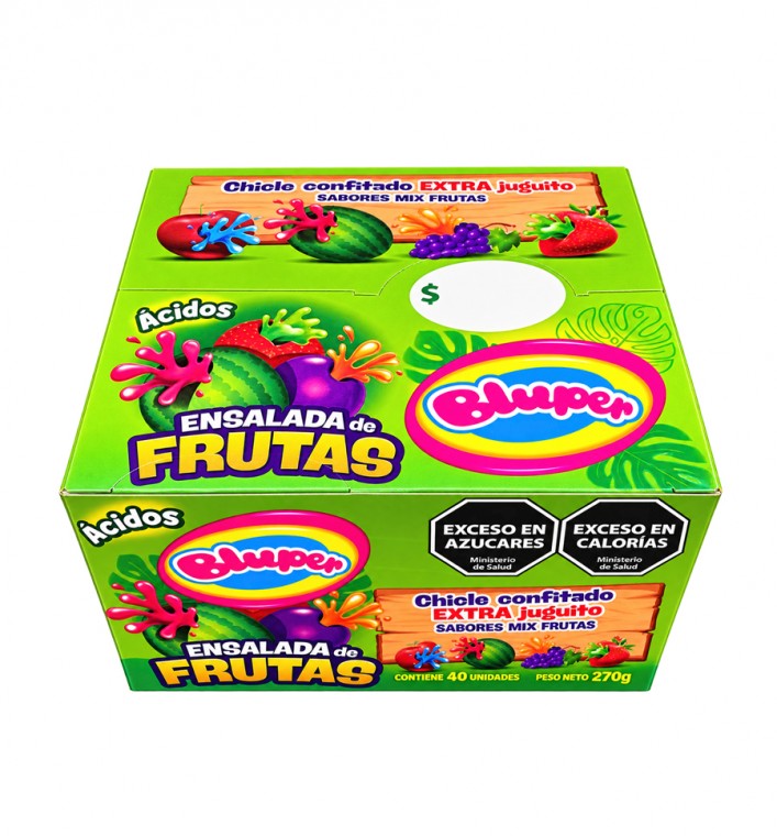 Chicle Ácidos Ensalada de frutas 270gr