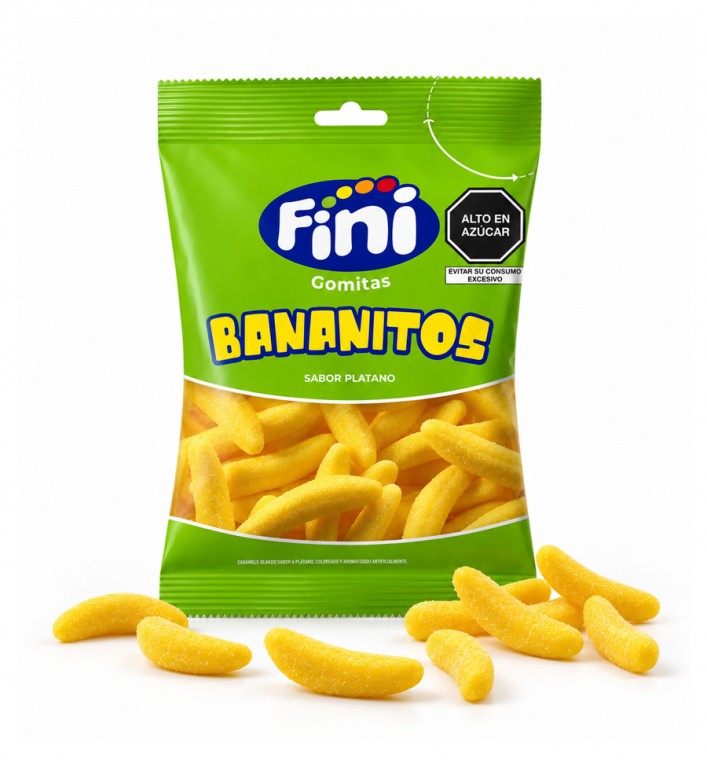 Gomitas Fini Platanos 80 gramos