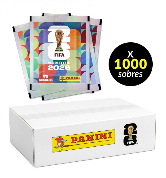 Caja de Figuritas Copa Mundial de la FIFA 2026 Panini x1000