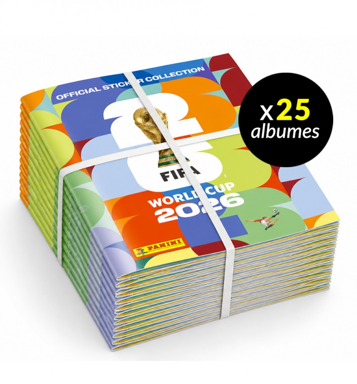 Album de Figuritas Copa Mundial de la FIFA 2026 Panini Pack x25